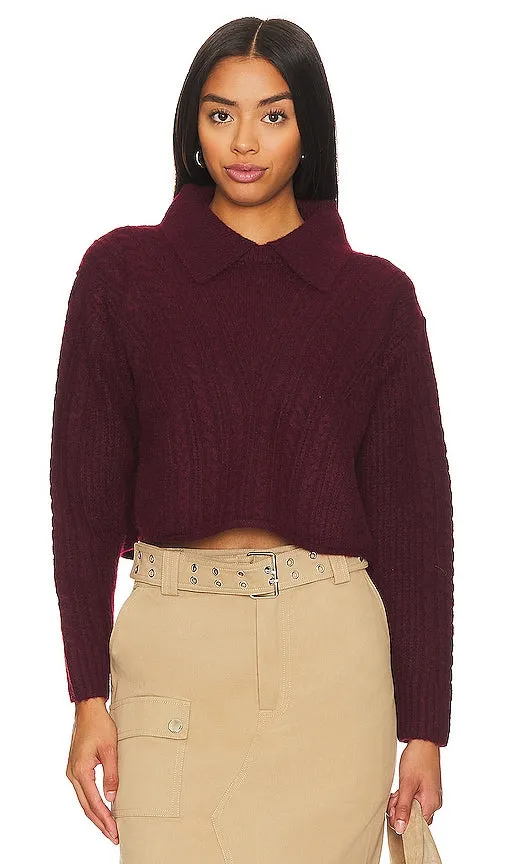 525 Alicia Sweater in Burgundy