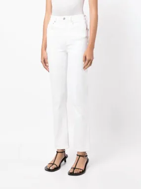 Agolde - High Rise Stovepipe Straight Leg Jeans