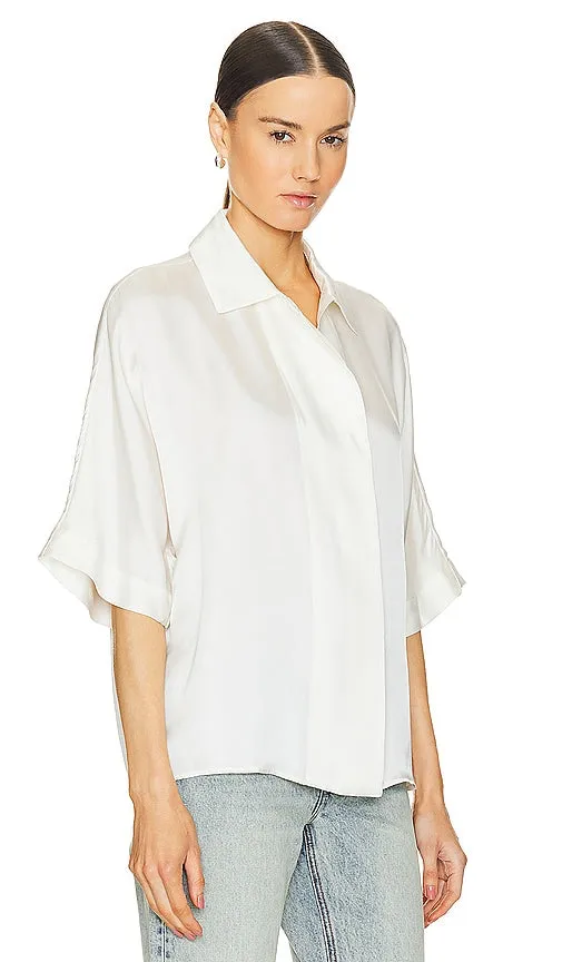 ANINE BING Julia Shirt in Ivory