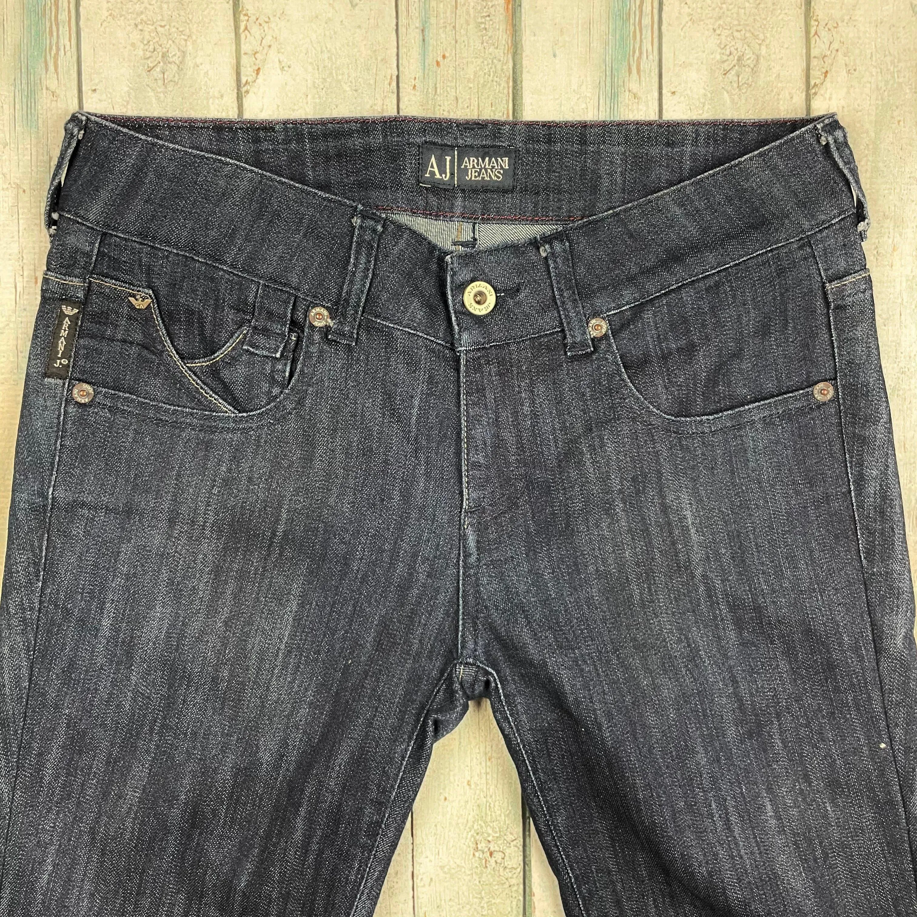 Armani Jeans AJ Slim Straight 'Indigo 09' Stretch Jeans -Size 27