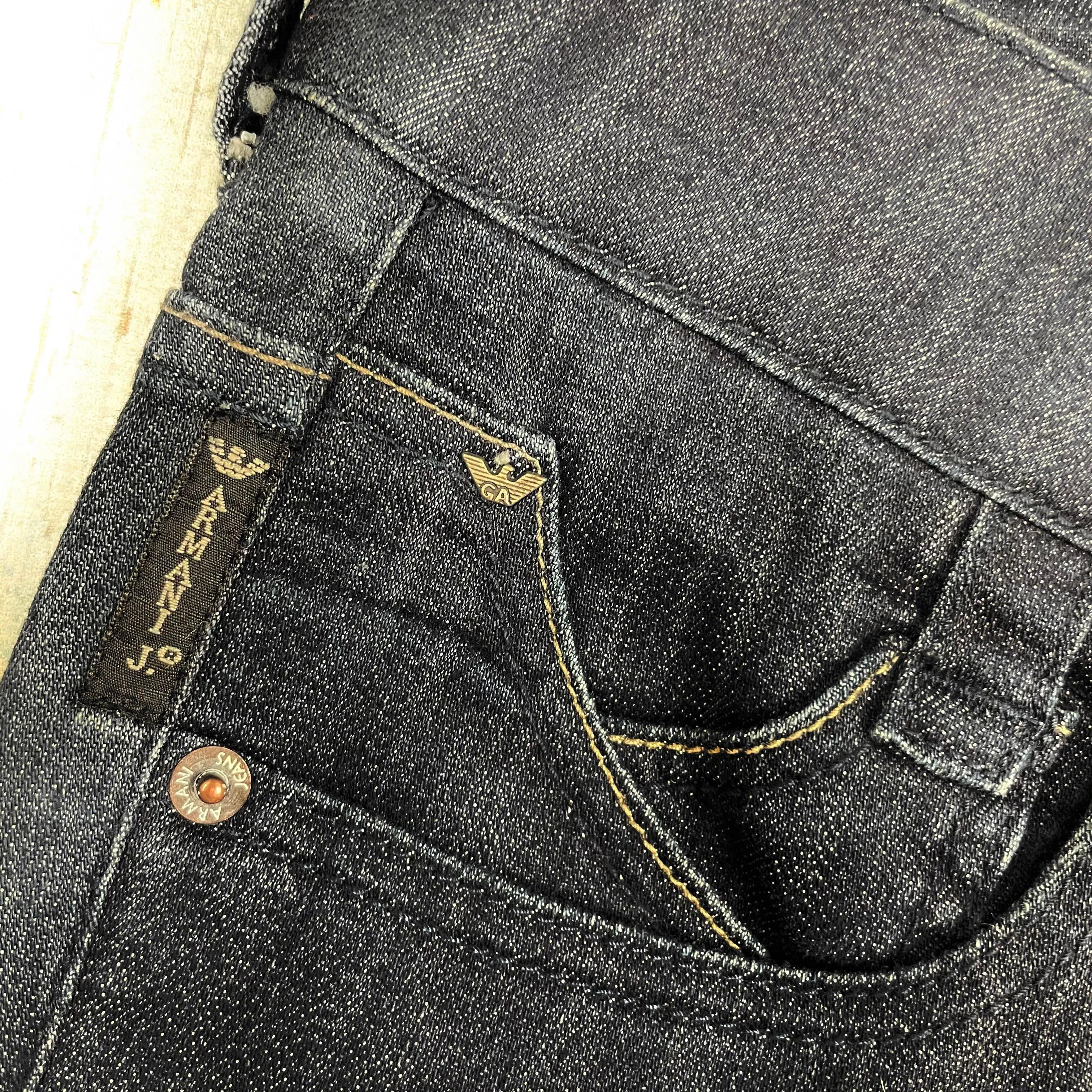Armani Jeans AJ Slim Straight 'Indigo 09' Stretch Jeans -Size 27