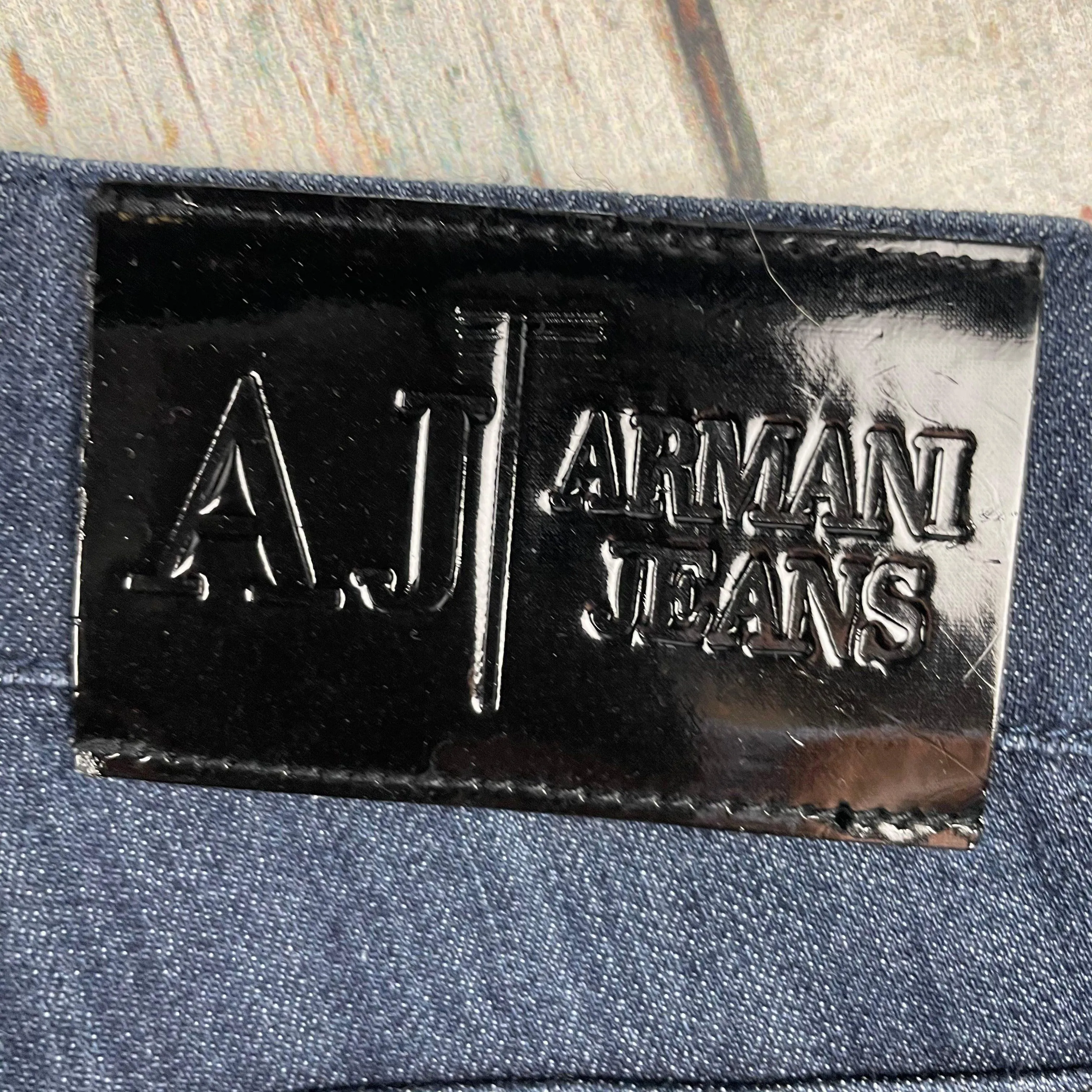 Armani Jeans AJ Slim Straight 'Indigo 09' Stretch Jeans -Size 27