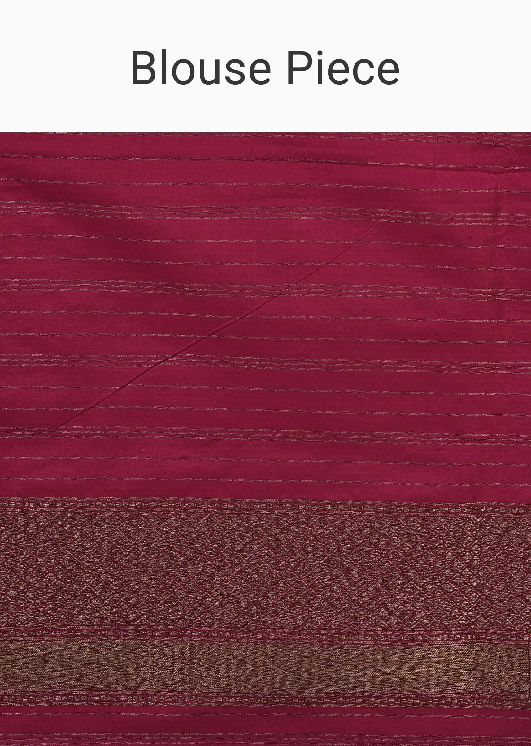 Ash Peach Saree In Pure Banarasi Silk With Upada Zari Weave Floral Jaal Work