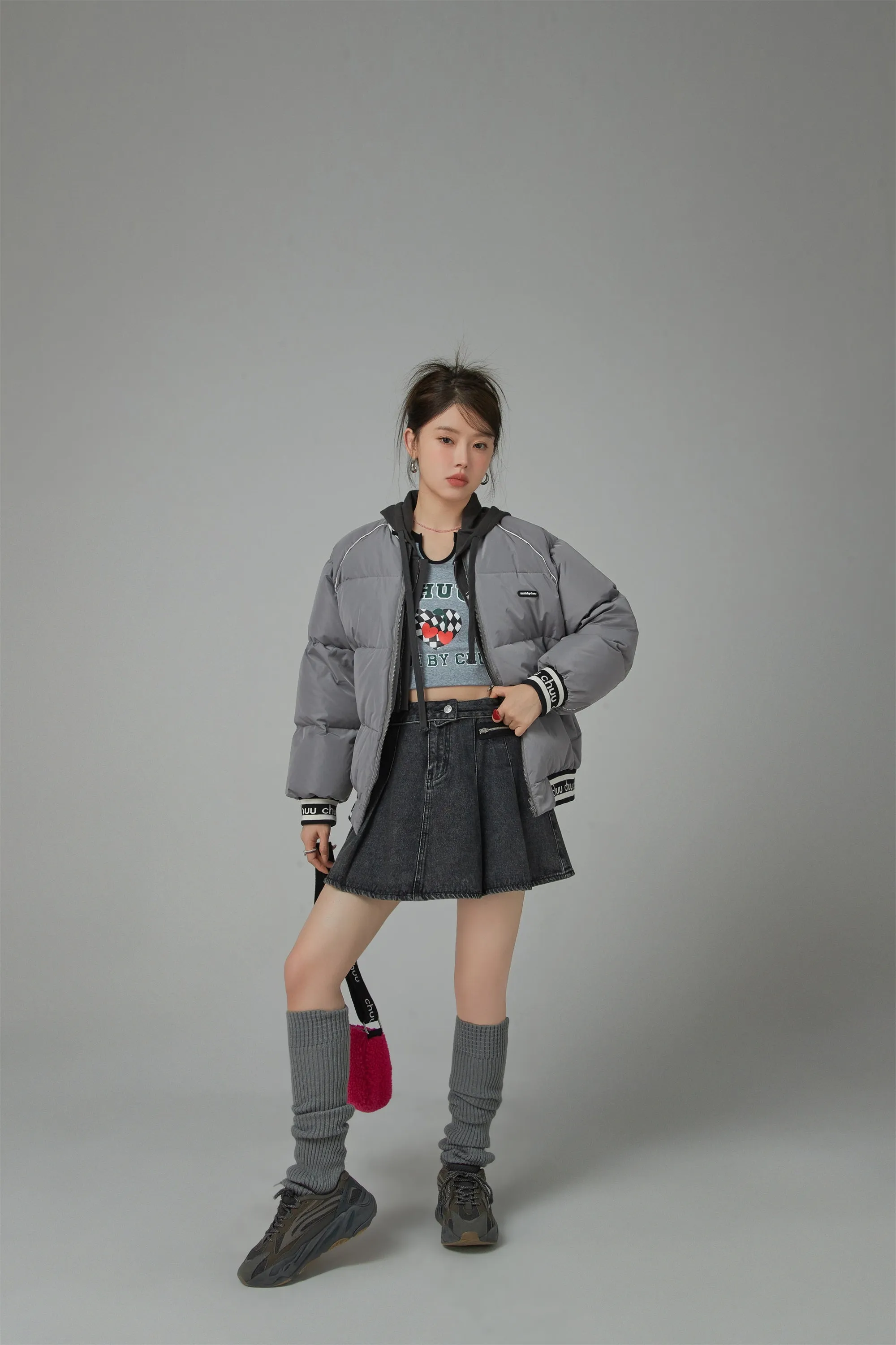 Body Language Overfit Duck Down Padded Jacket