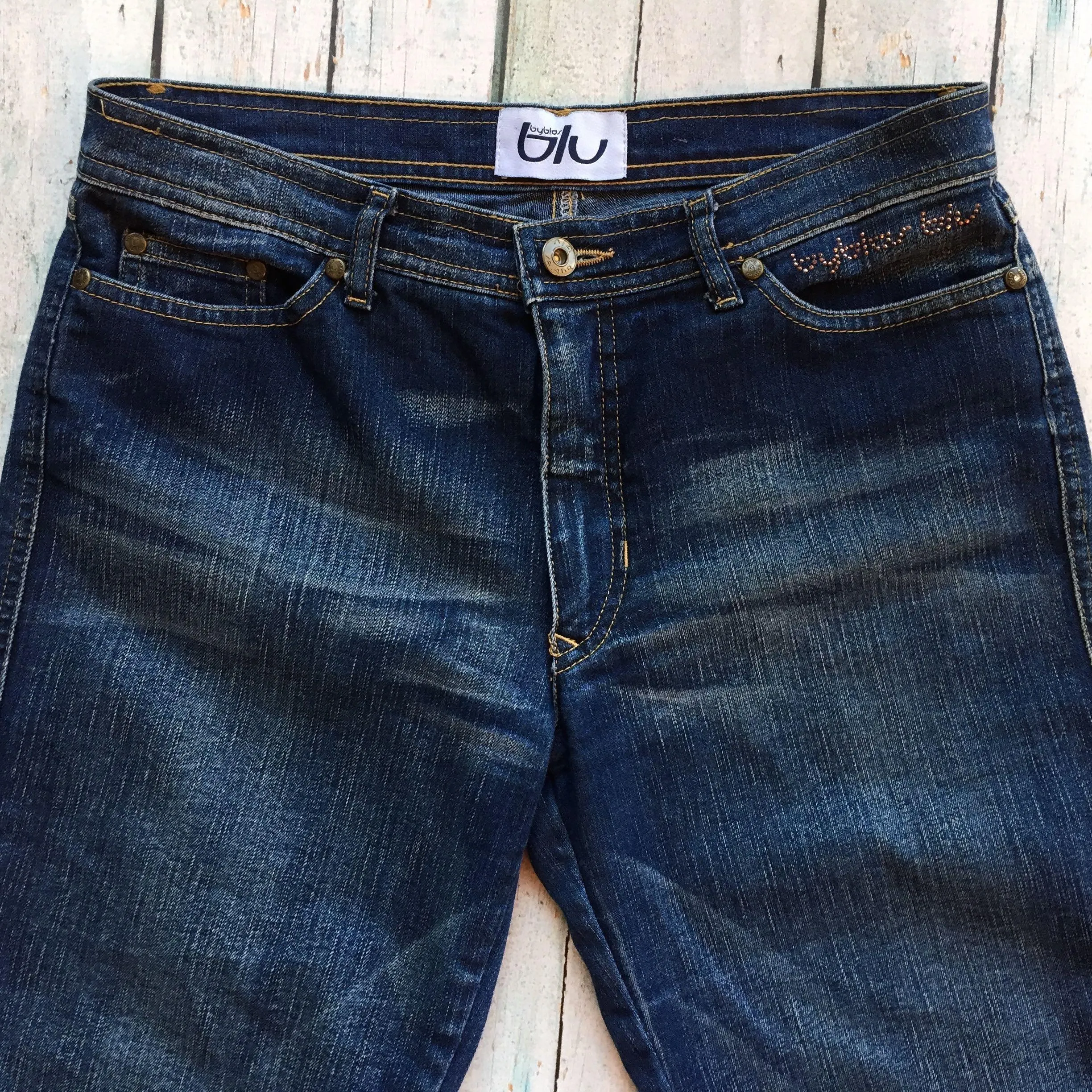 Byblos Blu Easy fit  Y2K 'Swinger' Jeans -Size 31