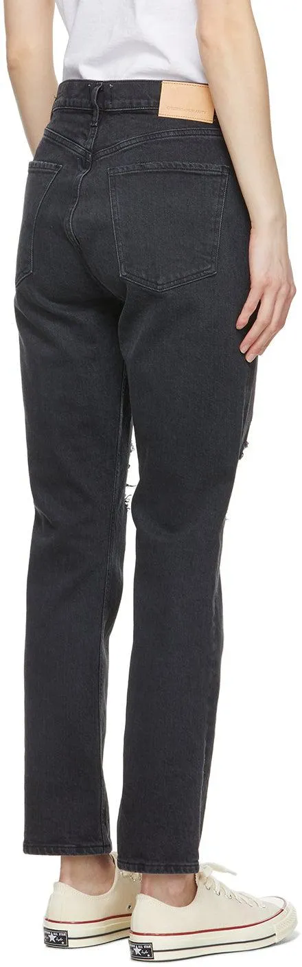 Citizens of Humanity Black High-Rise Charlotte Jeans