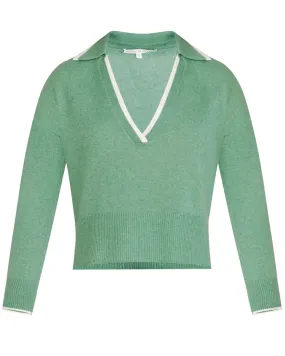 Green Cashmere Koko Pullover
