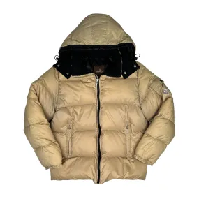 MONCLER BEIGE BAZILLE DOWN JACKET