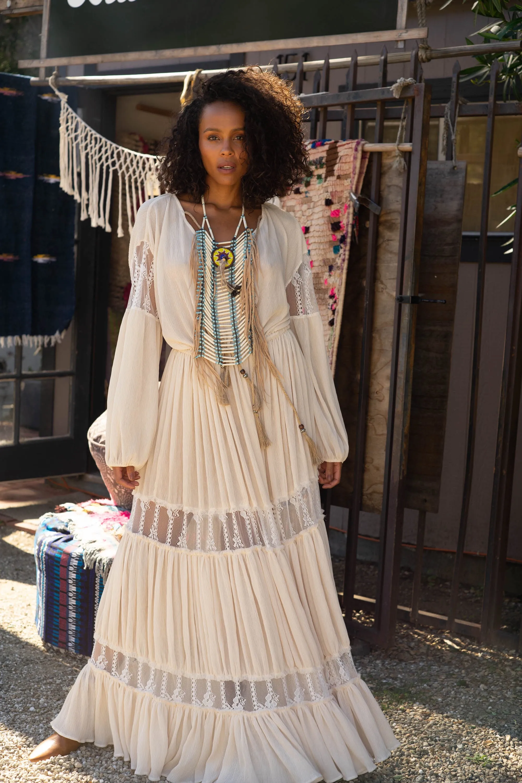 Pemba Bohemian Maxi Dress