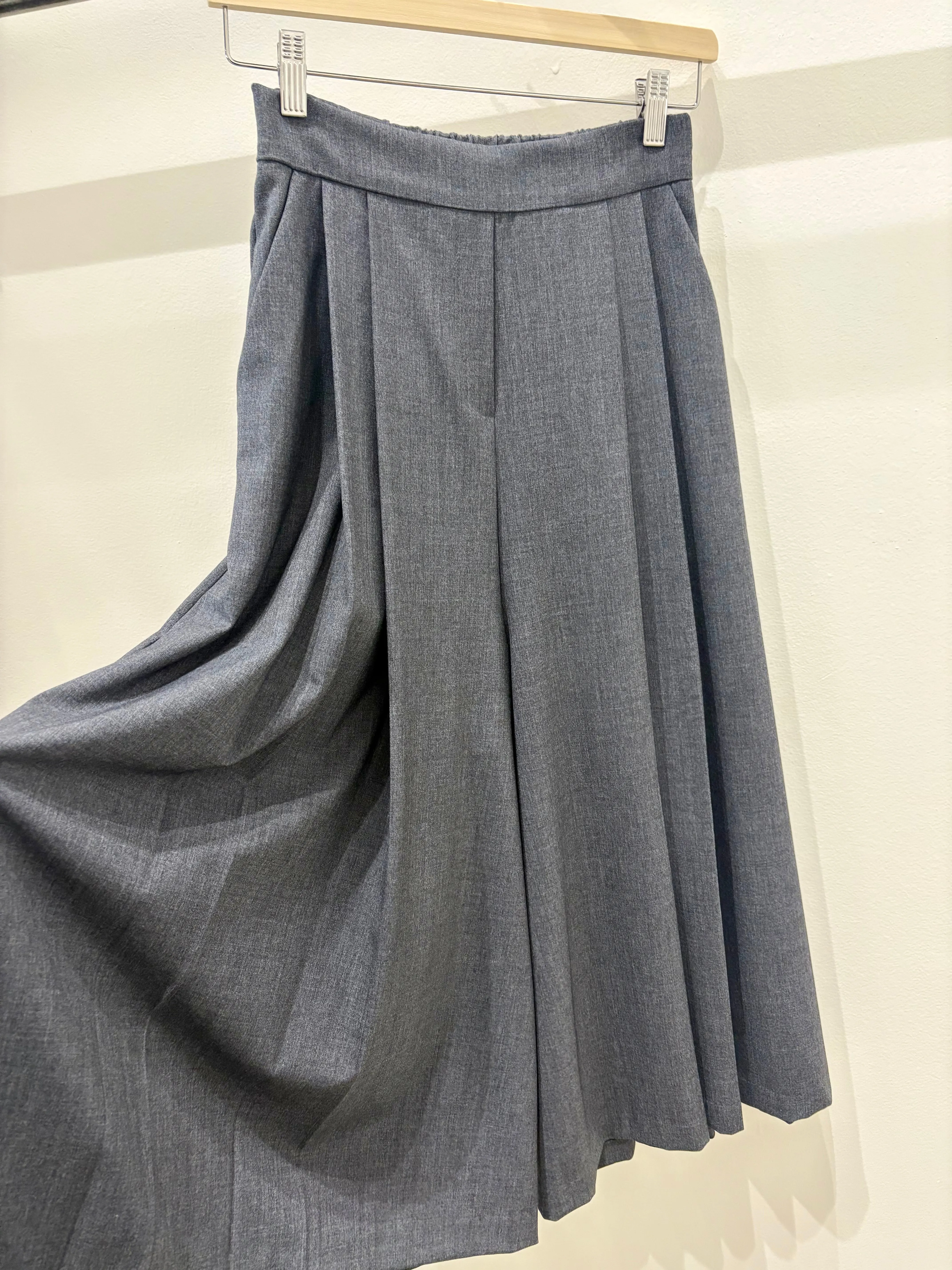 Pleated Wide Palazzo Pants