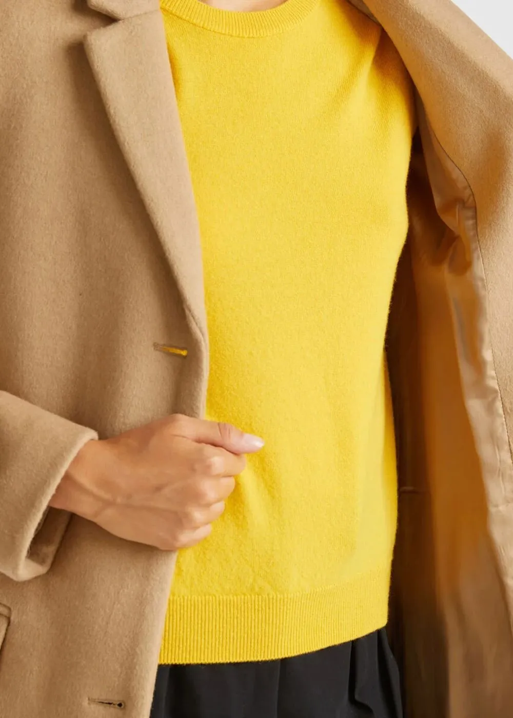 Short Coat In Wool Blend Cloth