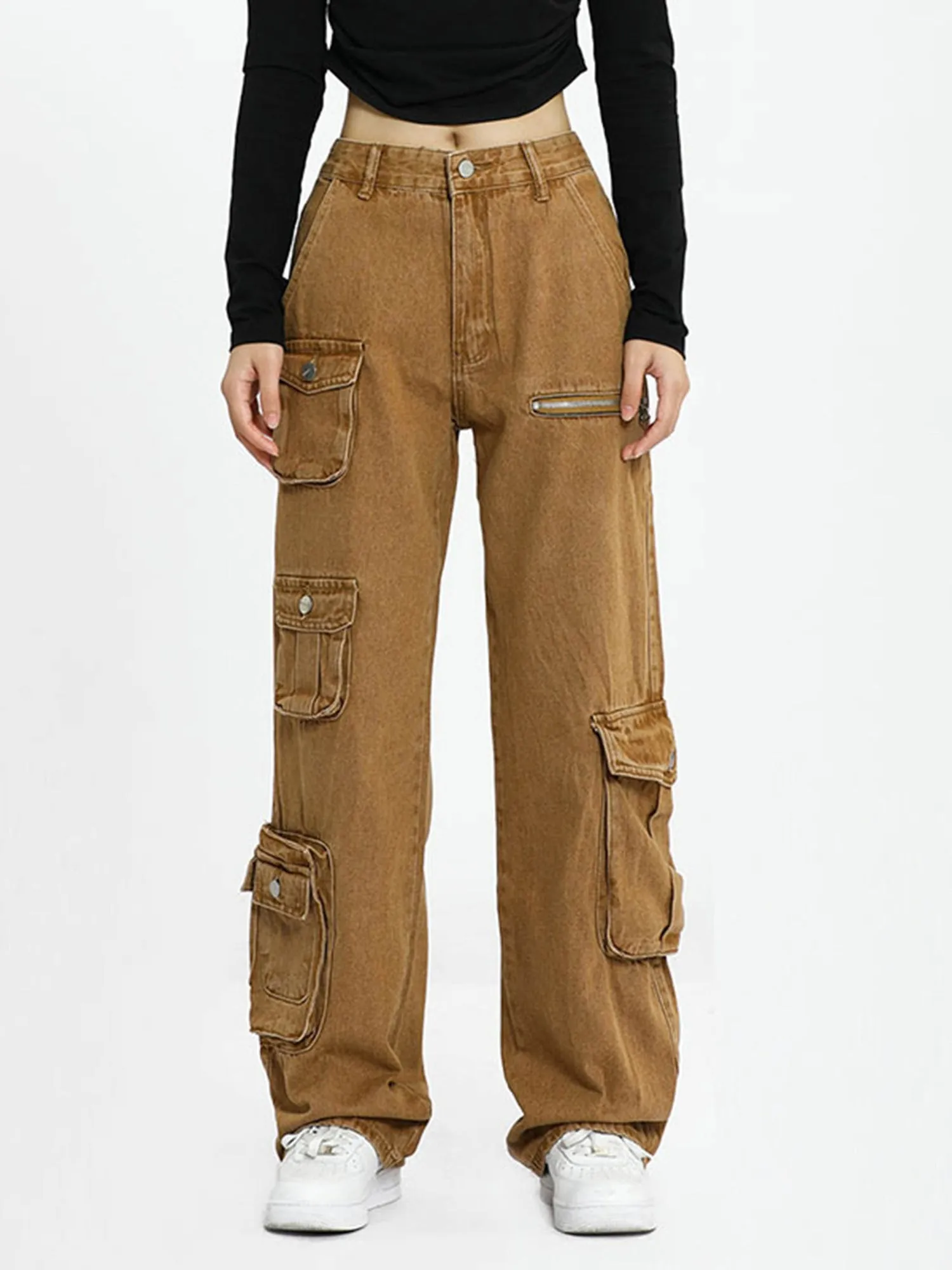 Sneakerhill American Multi-Pocket Work Pants - 1659