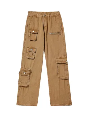 Sneakerhill American Multi-Pocket Work Pants - 1659