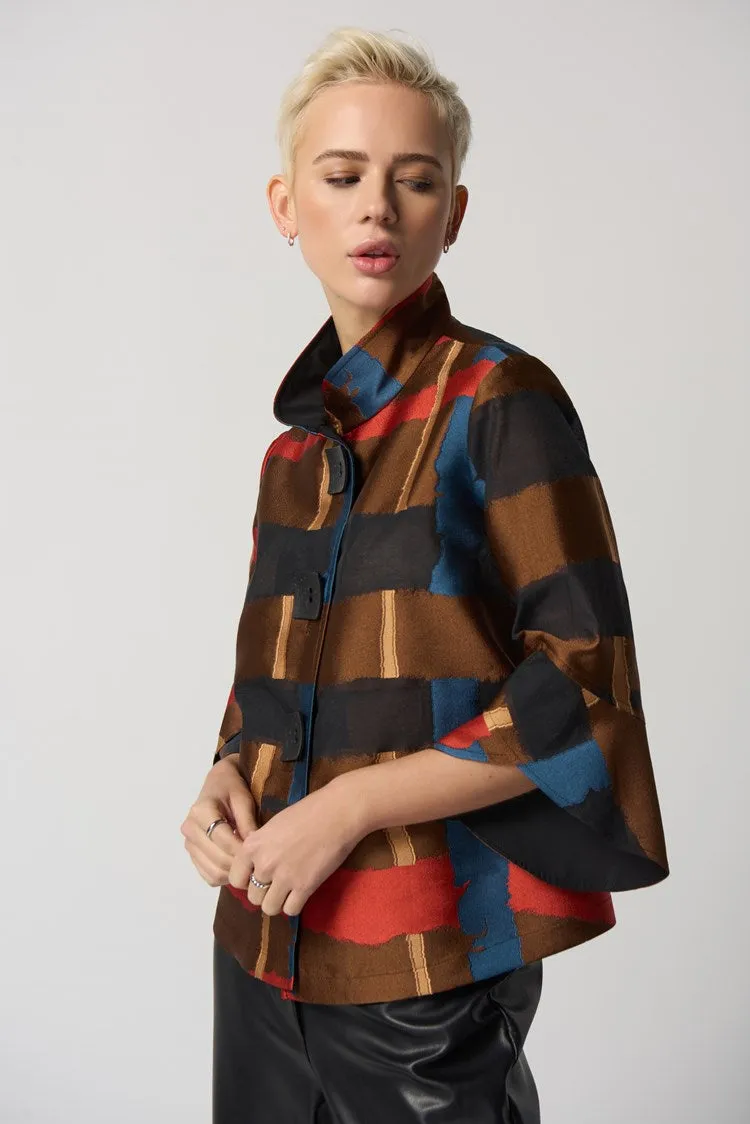 Stand Collar Trapeze Jacket