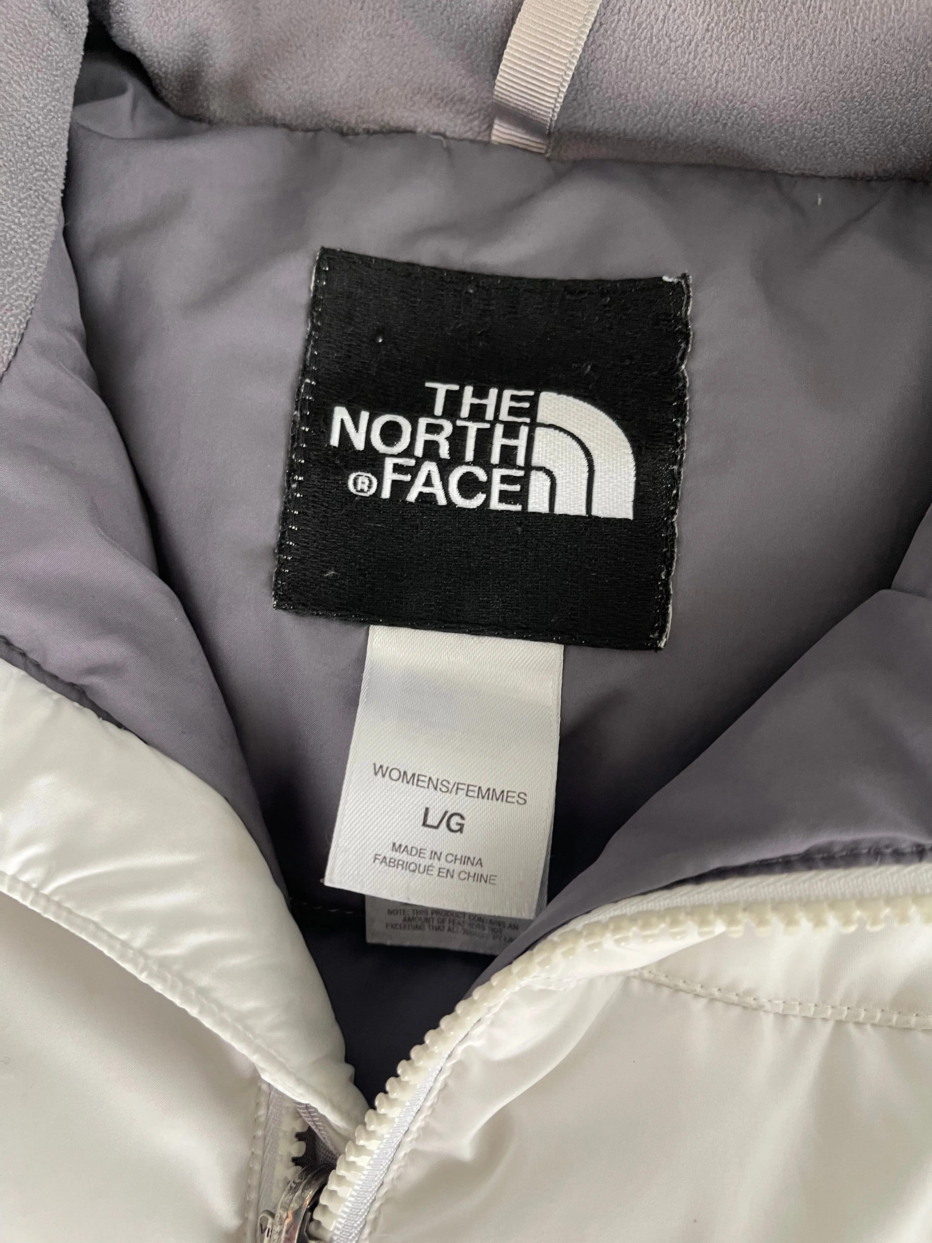 Womens The North Face 550 Puffer Down Jacket L